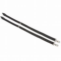 Shires Elastic Leg Straps Black - One Size