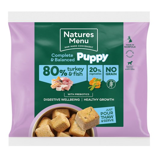 Natures Menu Complete & Balanced 80/20 Puppy Turkey 1kg