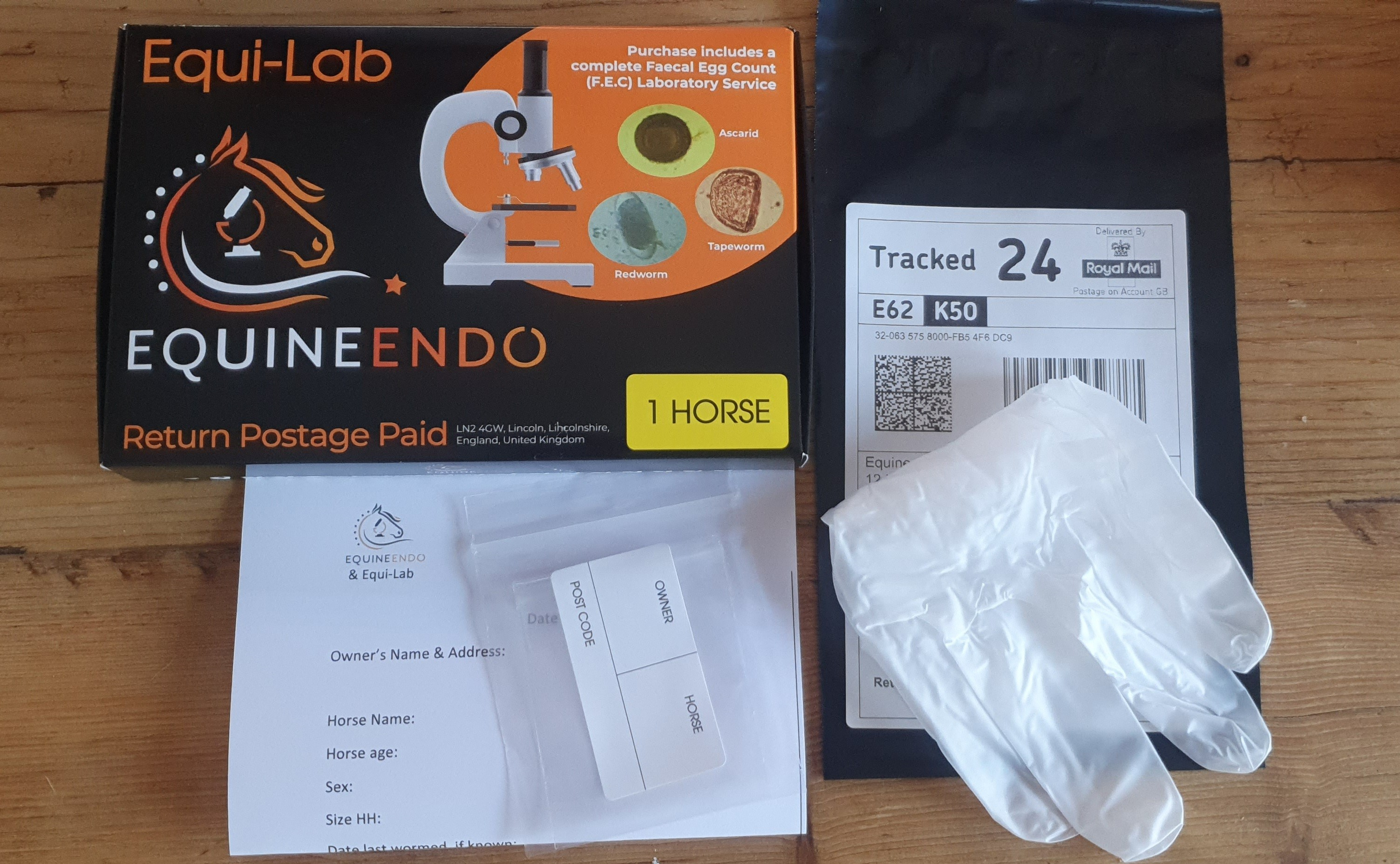 Equi-lab EqiuineEndo Worm Count Kit 1 Horse