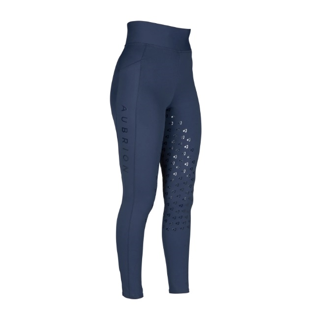 Shires Aubrion Eltar Riding Tights Navy (Young Rider)