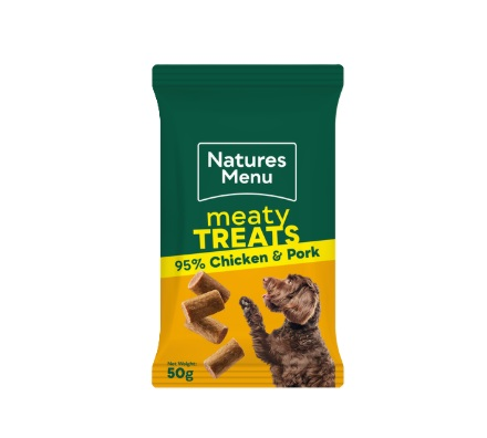 Natures Menu Chicken & Pork Meaty Treats 50g