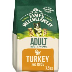 James Wellbeloved Dog Adult Turkey 7.5kg