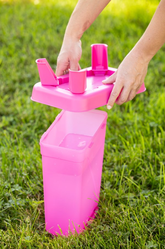 Poultry Drinker With Feet 5.5 Litre Pink