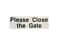 Sign ‘Please Close the Gate’ 120 x 360mm