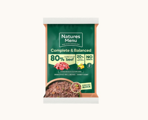 Natures Menu Complete & Balanced 80/20 Beef 500g