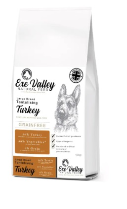 Exe Valley Tantalising Turkey Large Kibble for Large Breeds 10kg