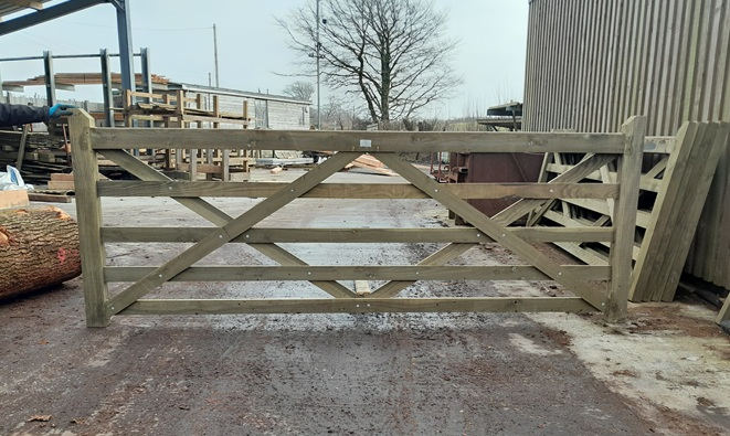 12ft Heavy Duty Sawn Holsworthy Gate