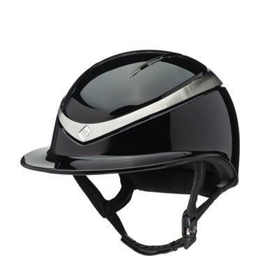 Charles Owen HALO Black/Platinum Gloss Large (59-61cm)