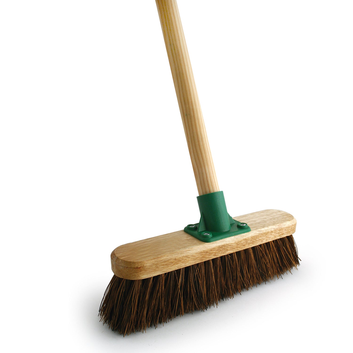 Bentley Brushes Varnished Bassine Broom with Handle