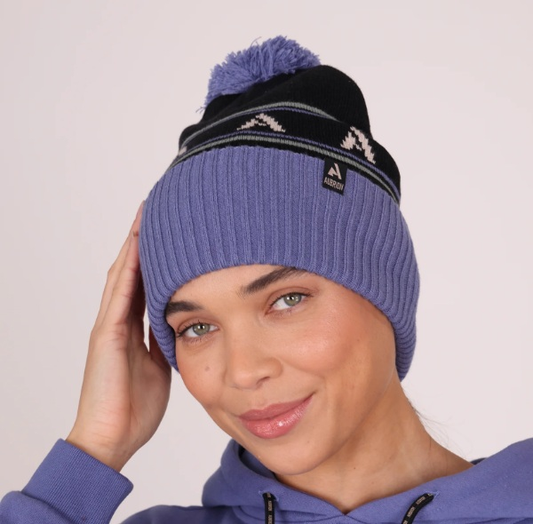 Aubrion React Bobble Hat Sky/ Shadow