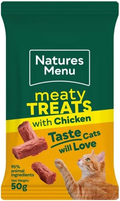 Natures Menu Meaty Treats for Cats with Chicken 50g