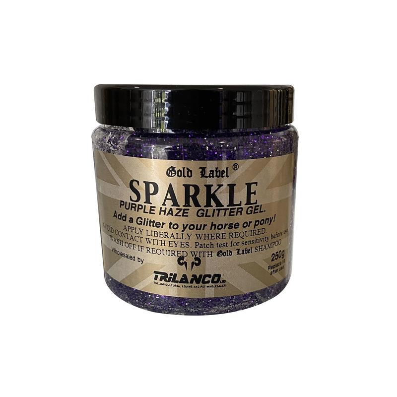 Gold Label Sparkle Purple Gel 250g
