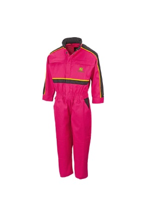 John Deere Childs Overalls PINK