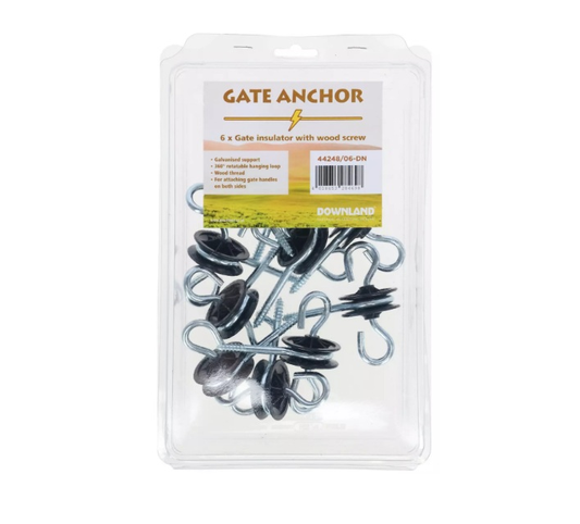 Downland Screw In Gate Break Post Anchor 6 Pack