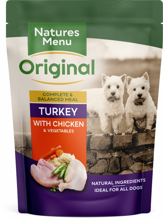 Natures Menu Pouch Turkey & Chicken 300g