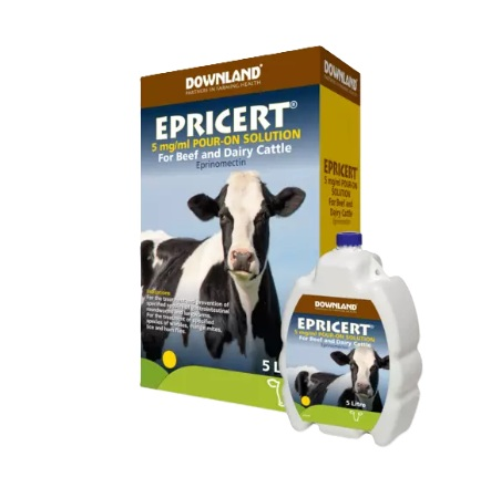 Downland Epricert 5mg/ml Pour on Solution 5L