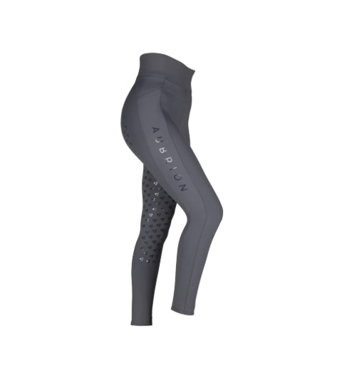 Shires Aubrion Eltar Riding Tights Grey (Young Rider)
