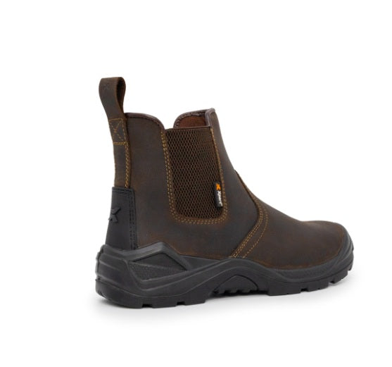 XPERT Defiant S3 Safety Dealer Boots Brown