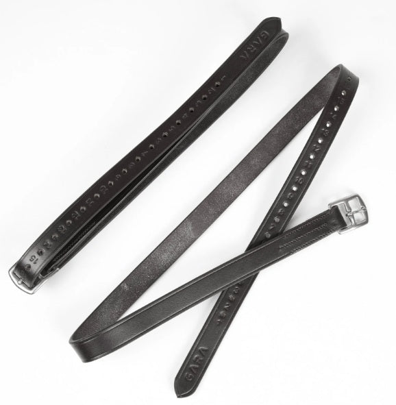 Shires Velociti GARA Stirrup Leathers Black