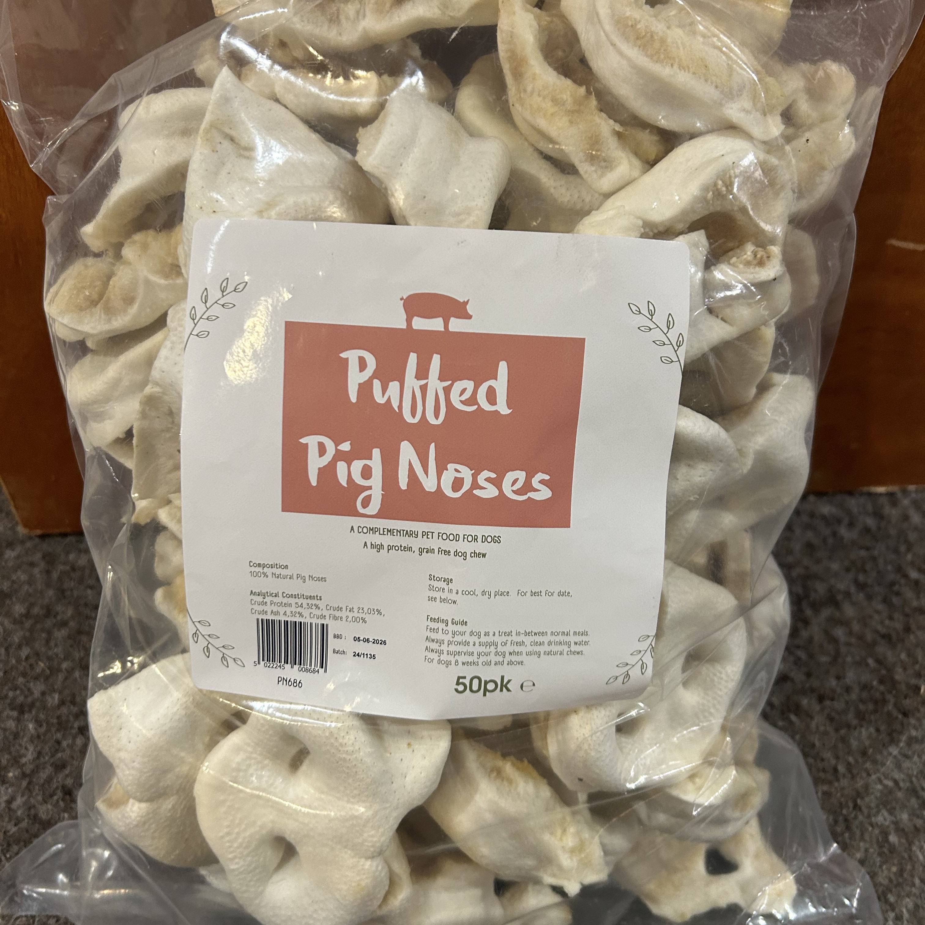 Puffed Pig Noses
