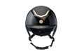Charles Owen Kylo Riding Hat with Mips Black Gloss/Rose