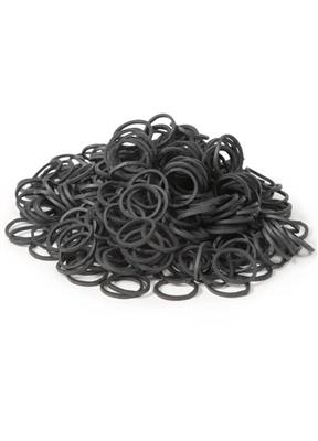 Shires Plaiting Bands Tub (Approx 1000) Black