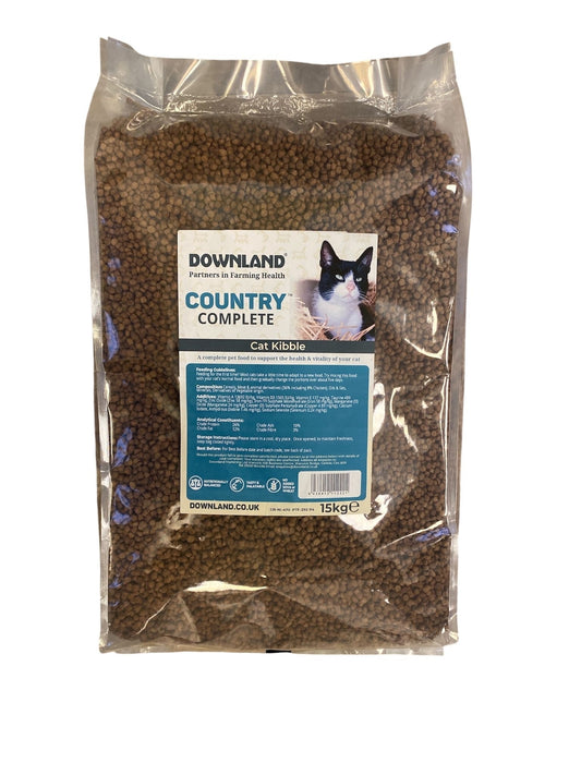 Downland Country Complete Cat Kibble 15kg