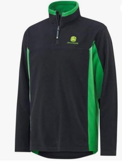 John Deere Microfleece Black/Green