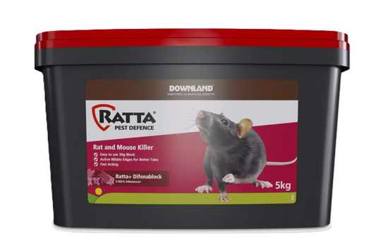 Downland Ratta Red Block Killer 5Kg