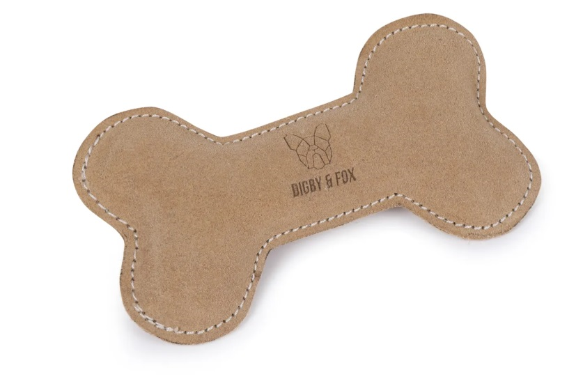 Digby & Fox Leather Bone Toy