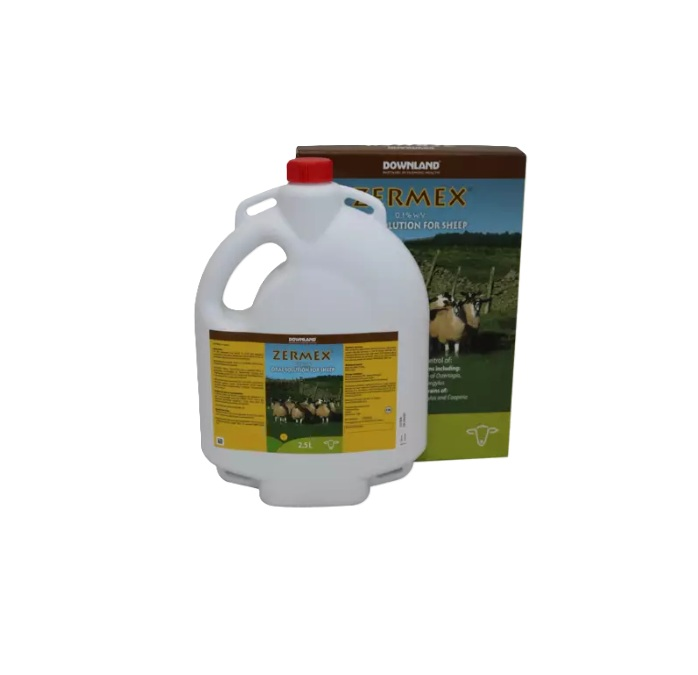Downland Zermex 0.1% w/v Oral Solution for Sheep 2.5L