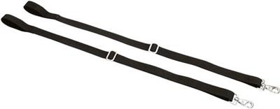 Shires Elastic Leg Straps Black - One Size