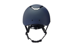 Charles Owen Kylo Riding Hat - Navy Matte/Pewter