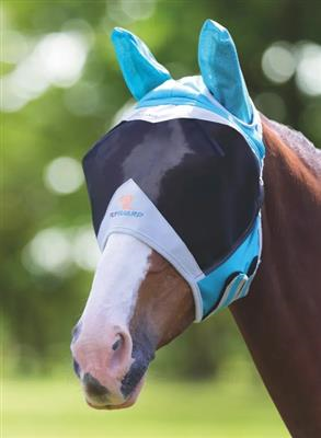 Flyguard Fly Mask With Ears Teal