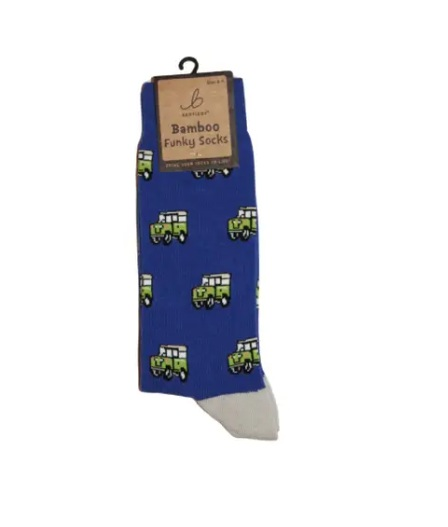 Bamboo Funky Socks 4x4 (6-11)