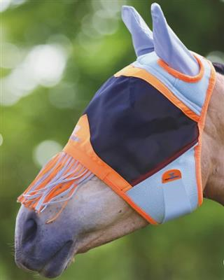 Flyguard with Ears and Fringe ORANGE