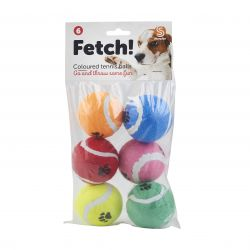 Fetch Tennis Balls Pack of 6