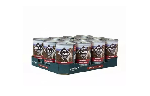 Autarky Grain Free Luscious Lamb and Vegetables Complete 12x395g Pack of Tins.