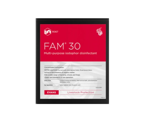 Evans Vanodine Fam 30 5 Litres