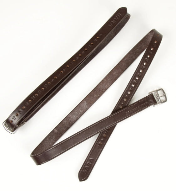 Shires Velociti GARA Stirrup Leathers Havana