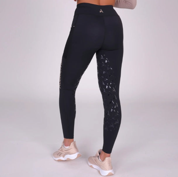 Shires Aubrion Non Stop Riding Tights Shadow