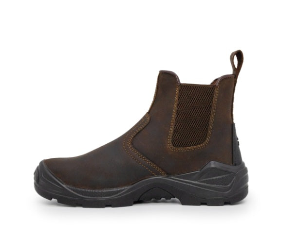 XPERT Defiant S3 Safety Dealer Boots Brown
